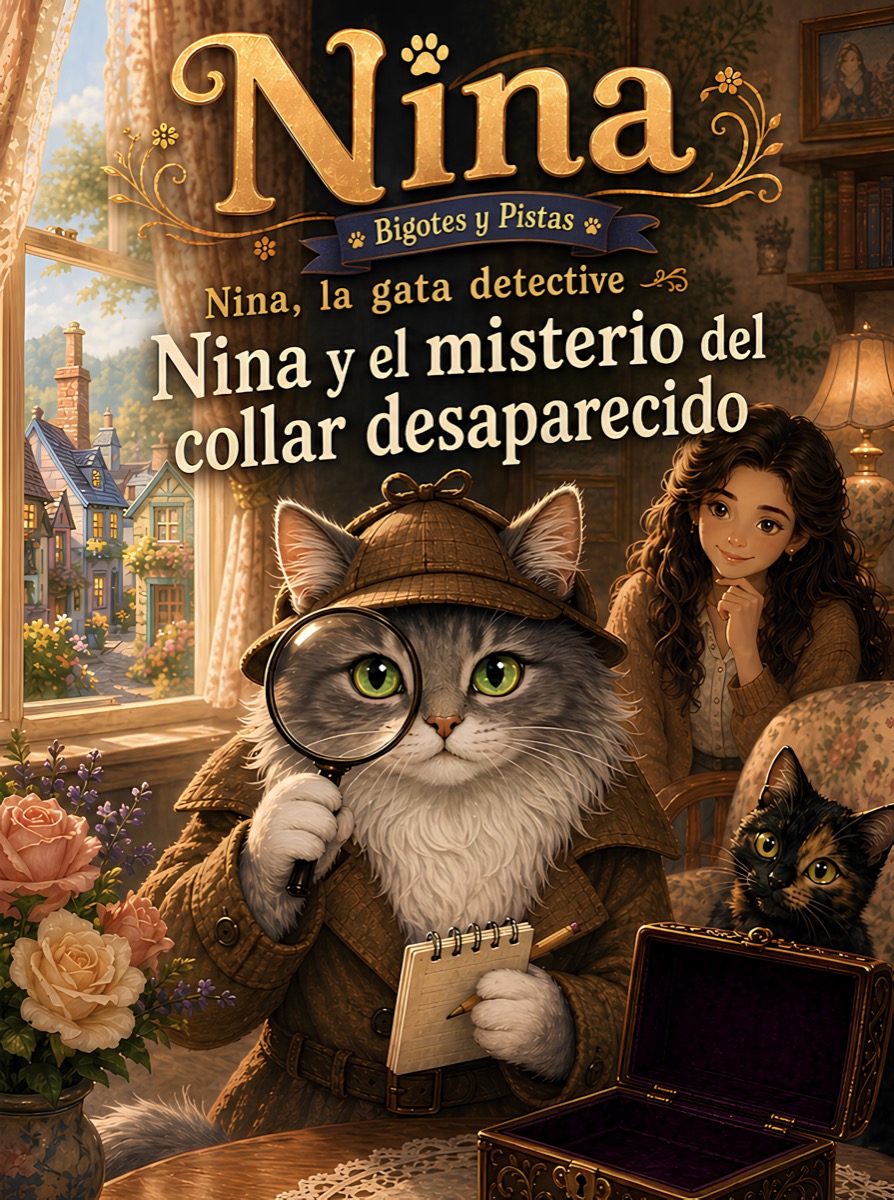 Spanish edition of Nina and the Mystery of the Missing Necklace
