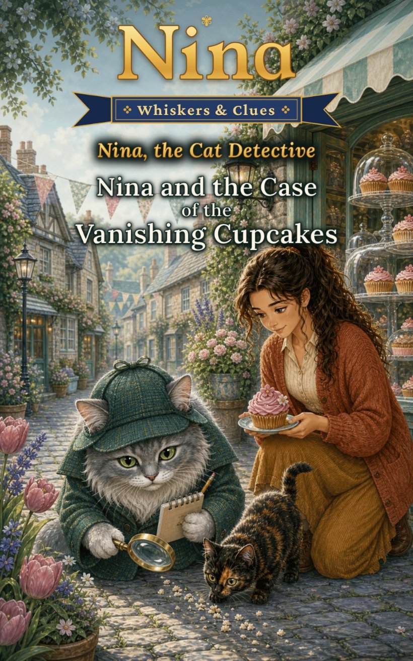 Cover of Nina and the Case of the Vanishing Cupcakes